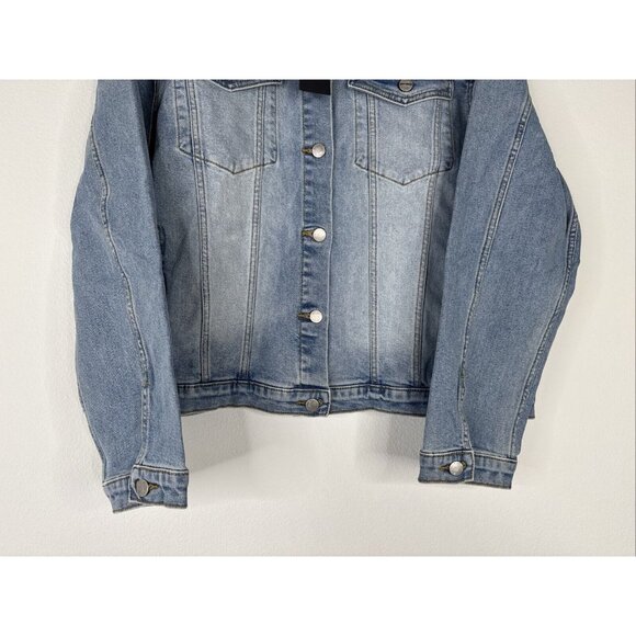 Driftwood Jeans Denim Jacket Arizona Sunrise Womens Plus Size 3X Embroidered NEW - Picture 8 of 16